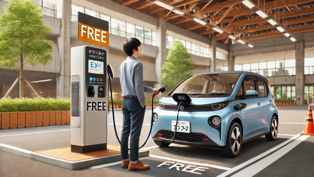 電気自動車の普通充電が無料で利用できるケースとは