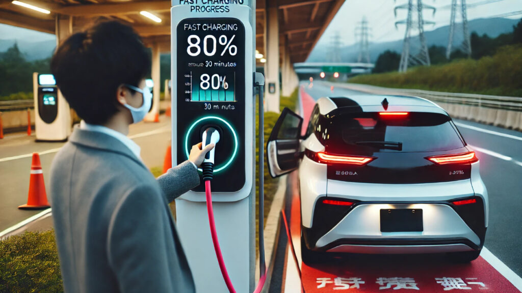 電気自動車の急速充電にはどれくらい時間がかかるのか