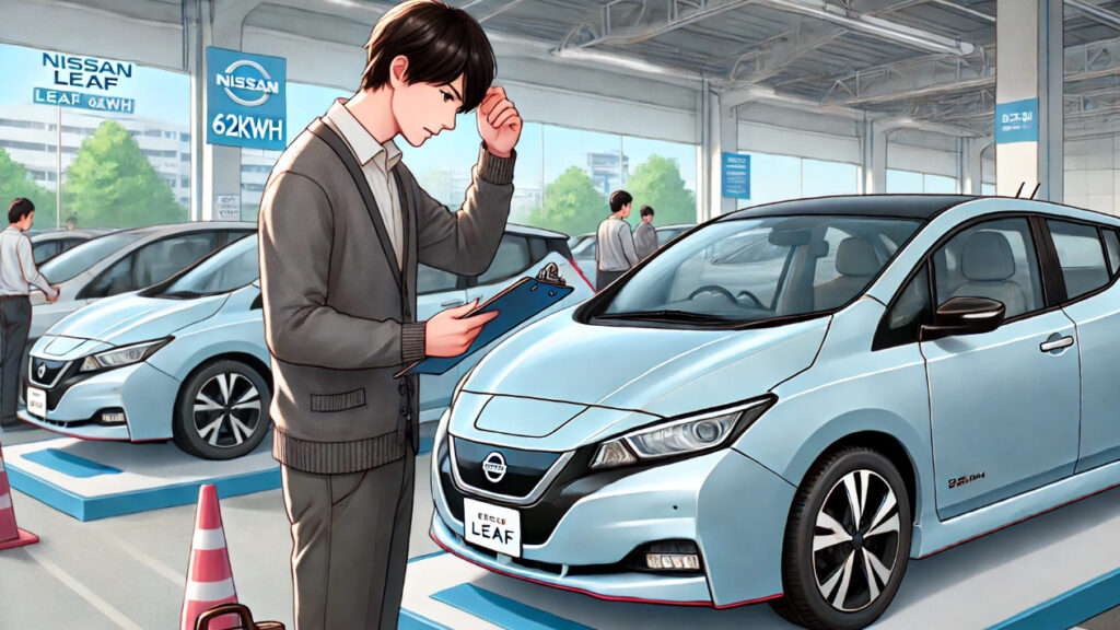 日産リーフ 62kwh 中古の選び方