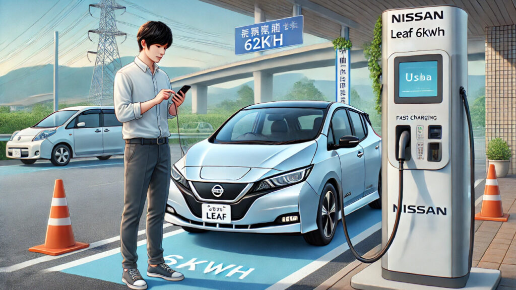 リーフ 62kWh 充電時間と使い勝手