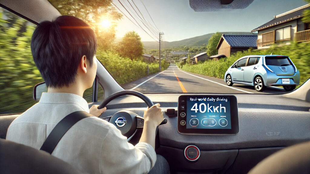 リーフ 40kwh 航続距離 実際の性能