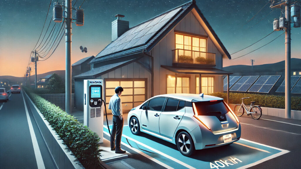 リーフ 40kwh 電気代の目安は？