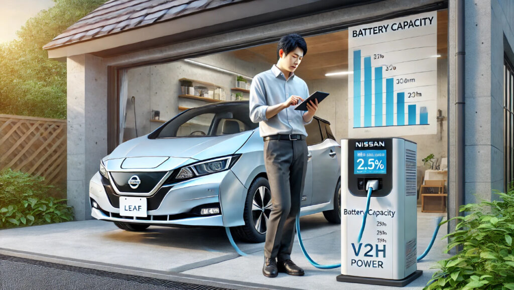 リーフ 蓄電池 容量の目安とは