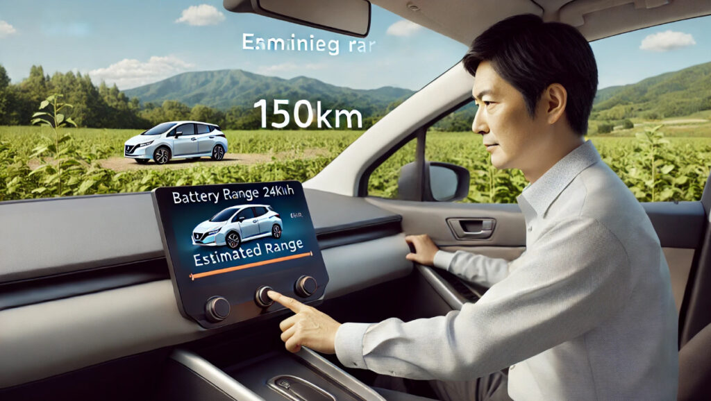 リーフ24kWh 航続距離の限界