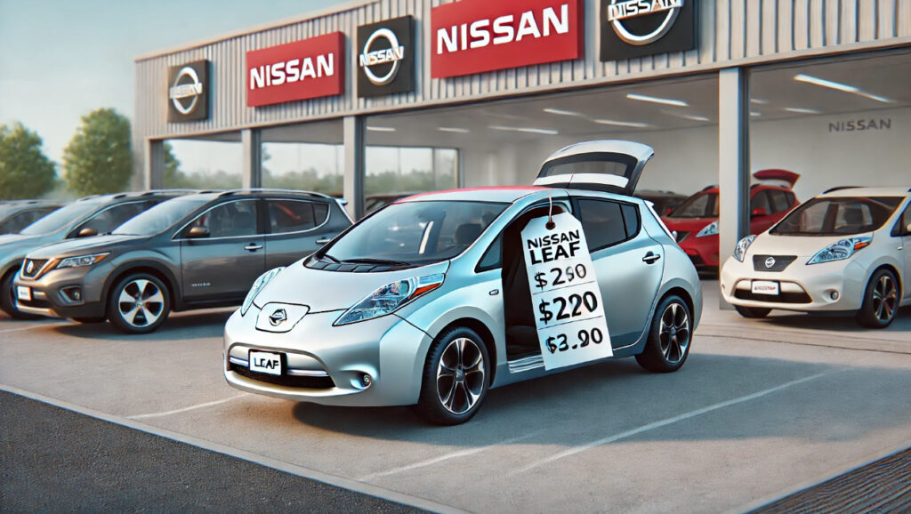 日産リーフ 中古 暴落の背景とは