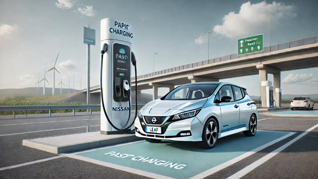 日産リーフ 急速充電時間の目安