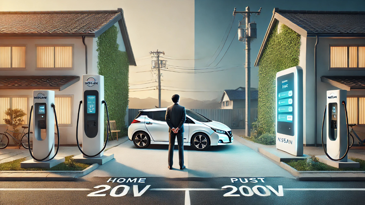 リーフ 充電時間と費用を徹底比較！自宅vs急速充電