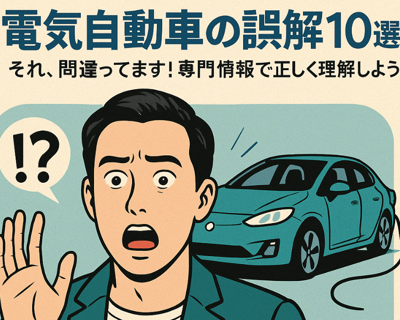 電気自動車の誤解10選｜それ、間違ってます！専門情報で正しく理解しよう