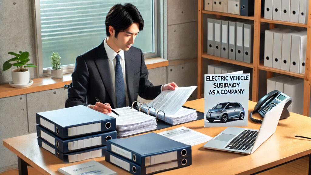 電気自動車 補助金申請 必要書類 法人の場合