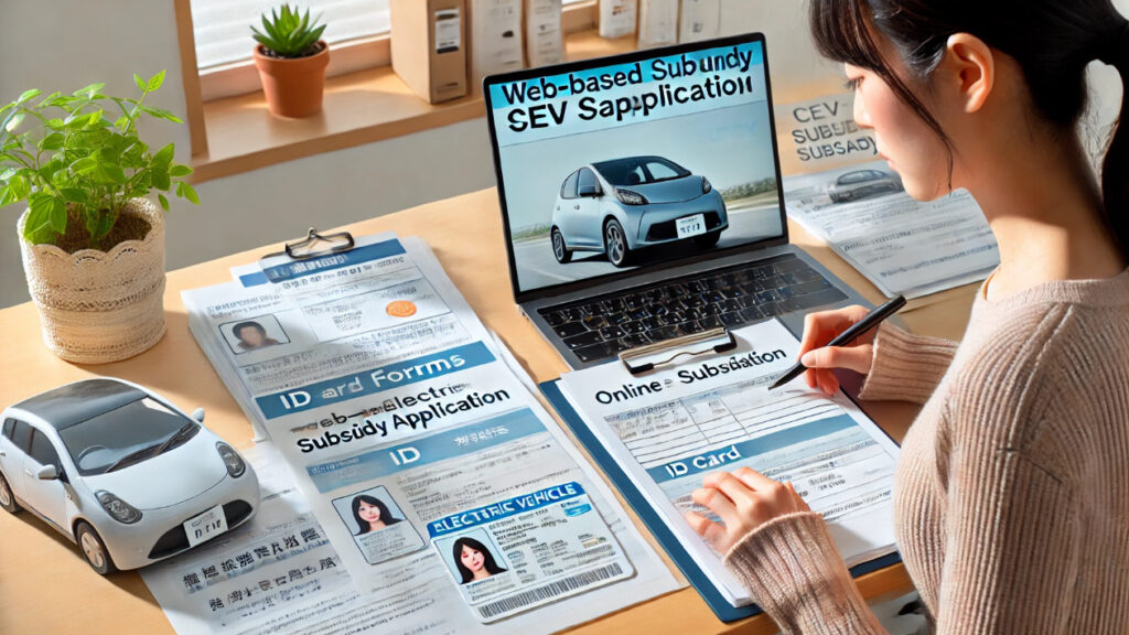 cev補助金 web申請 必要書類一覧