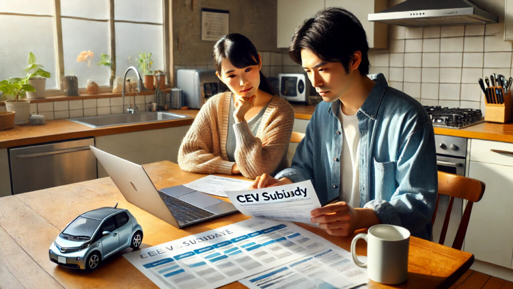 CEV補助金のスケジュールを確認
