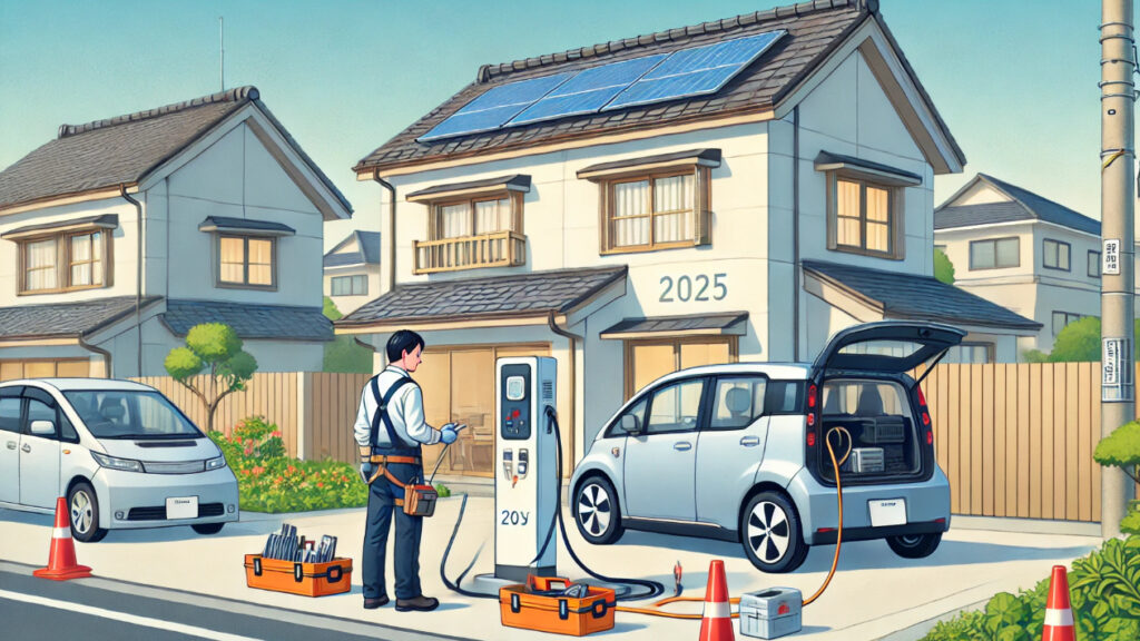 電気自動車 充電 自宅 工事 補助金 2025