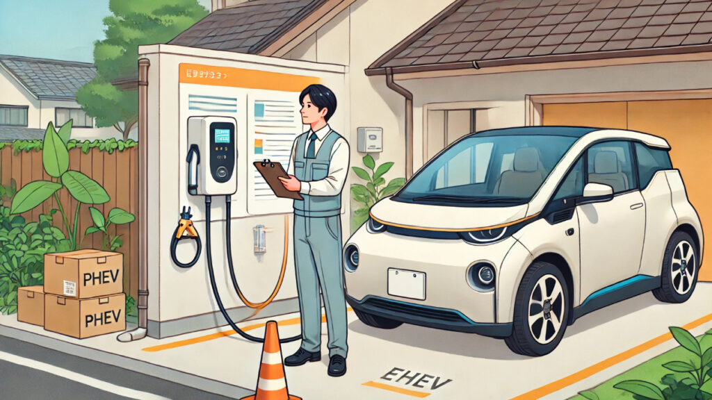 phev 充電設備 自宅 補助金の対象