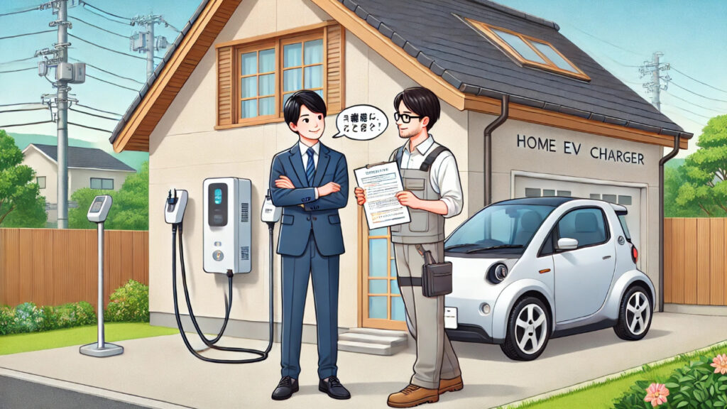 電気自動車 充電 自宅 工事 費用の目安