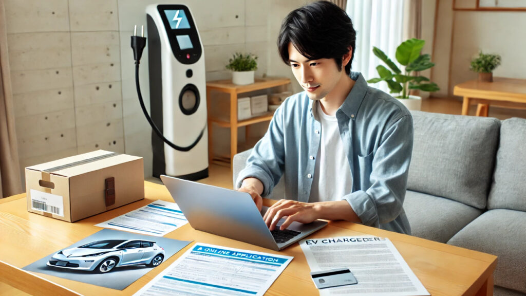 ev充電器 補助金を受ける方法