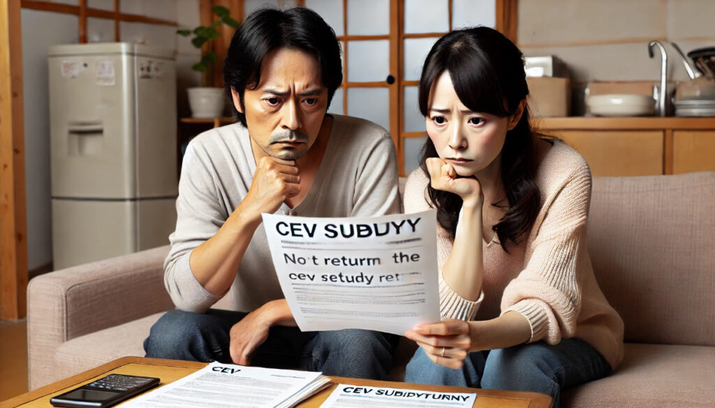 cev補助金 返納しないとどうなる